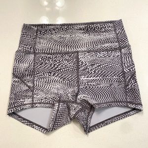 Lululemon 2.5inch High Rise spandex shorts